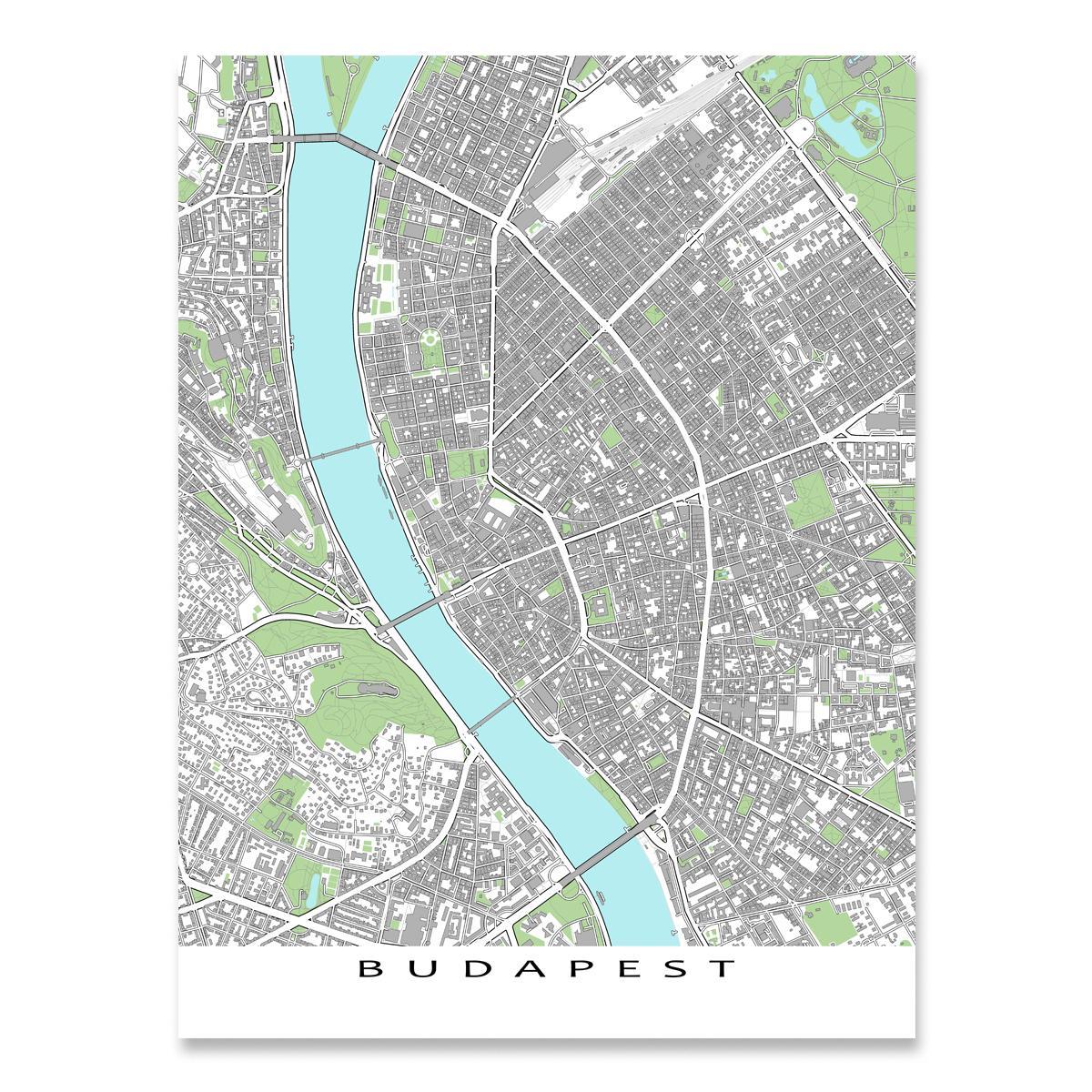 budapest térkép, térkép nyomtatás