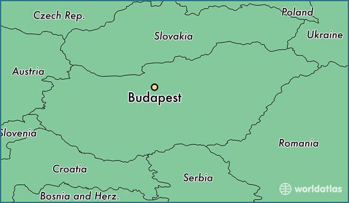 budapest térkép, környező országok