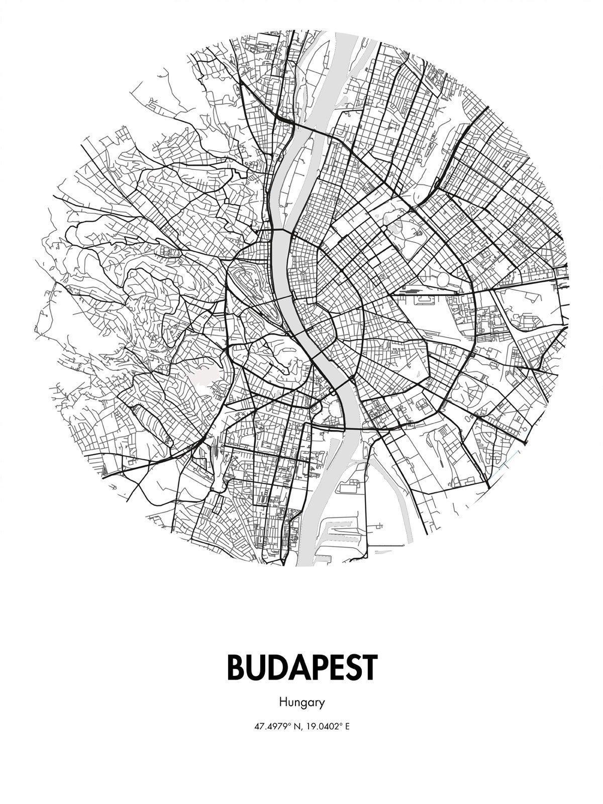 budapest térkép street art