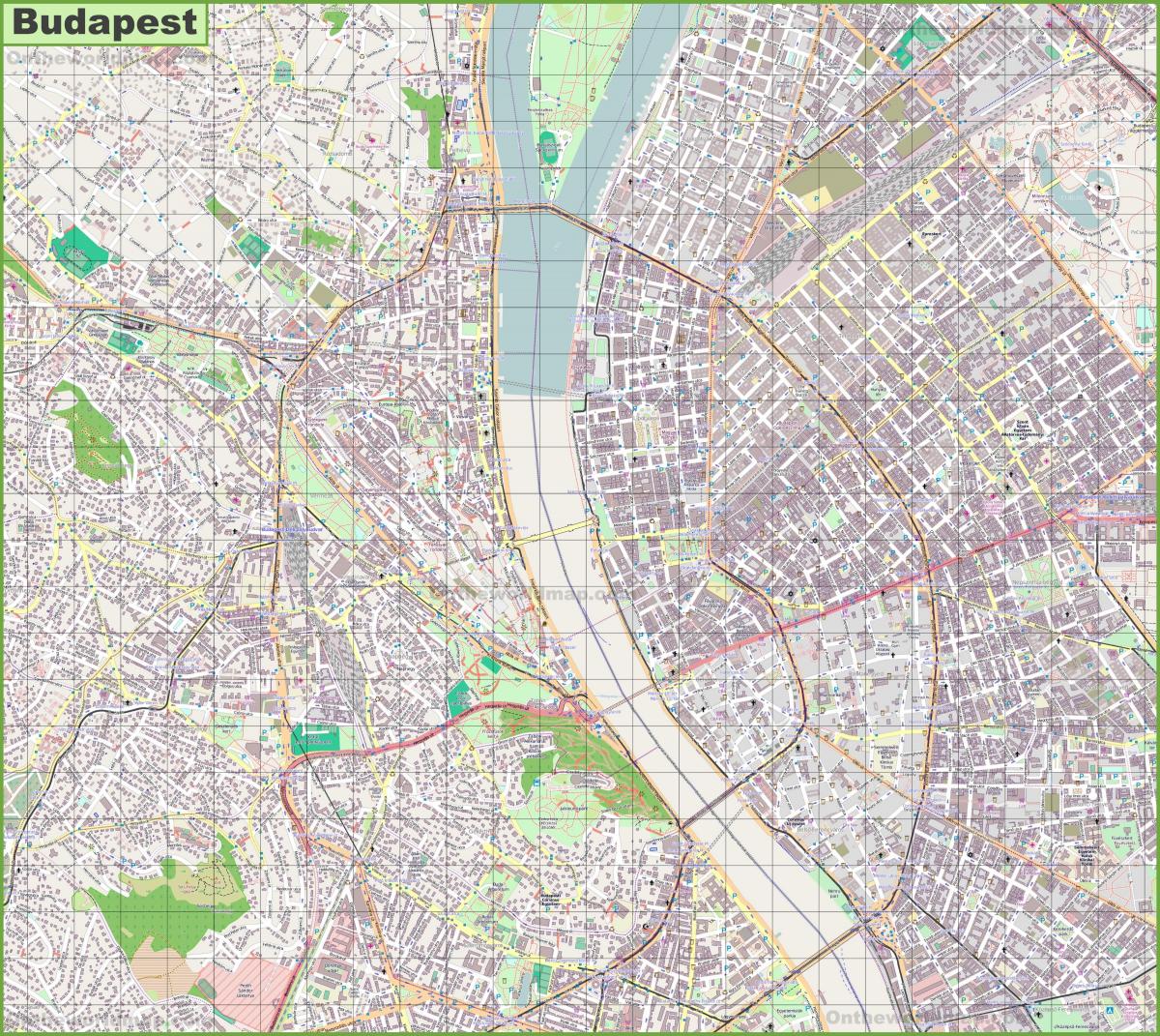 utca térkép budapest magyarország
