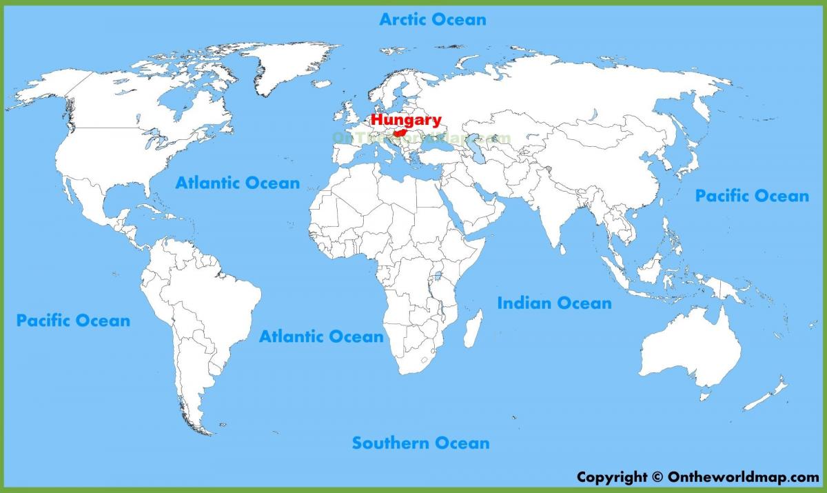 világ térkép magyarország budapest