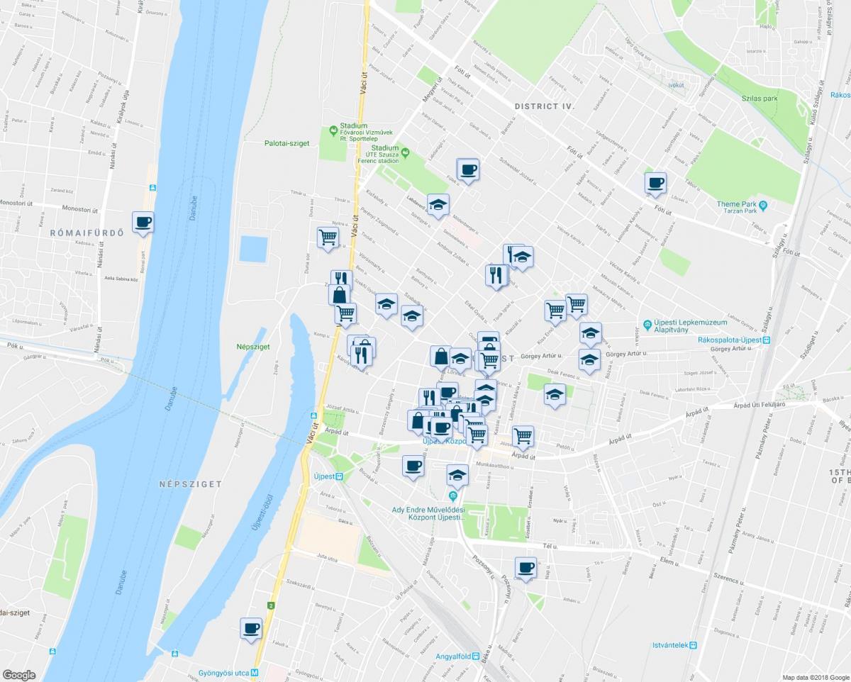 budapest térkép étterem