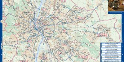 Budapest éjszakai busz térkép