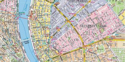 Térkép kerületek budapesten