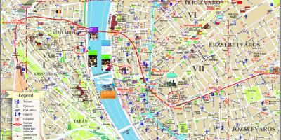 Budapest térkép látnivalók