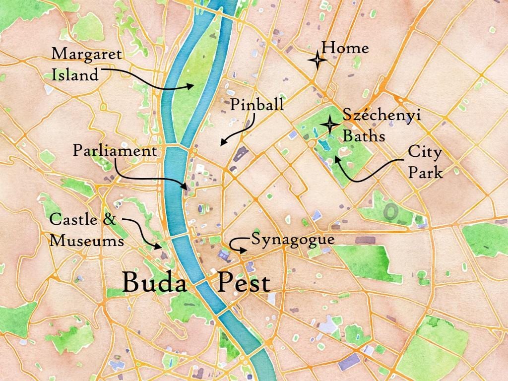 buda, vagy pest térkép