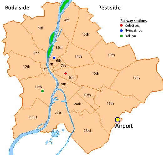 budapest 8. kerület térkép
