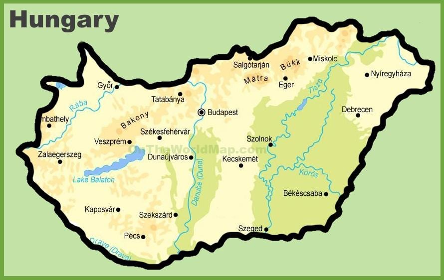 budapesta térkép