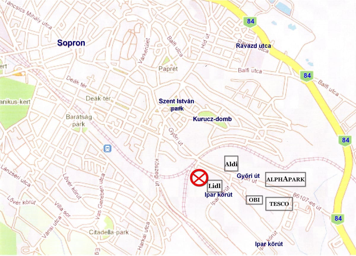 térkép lidl budapest