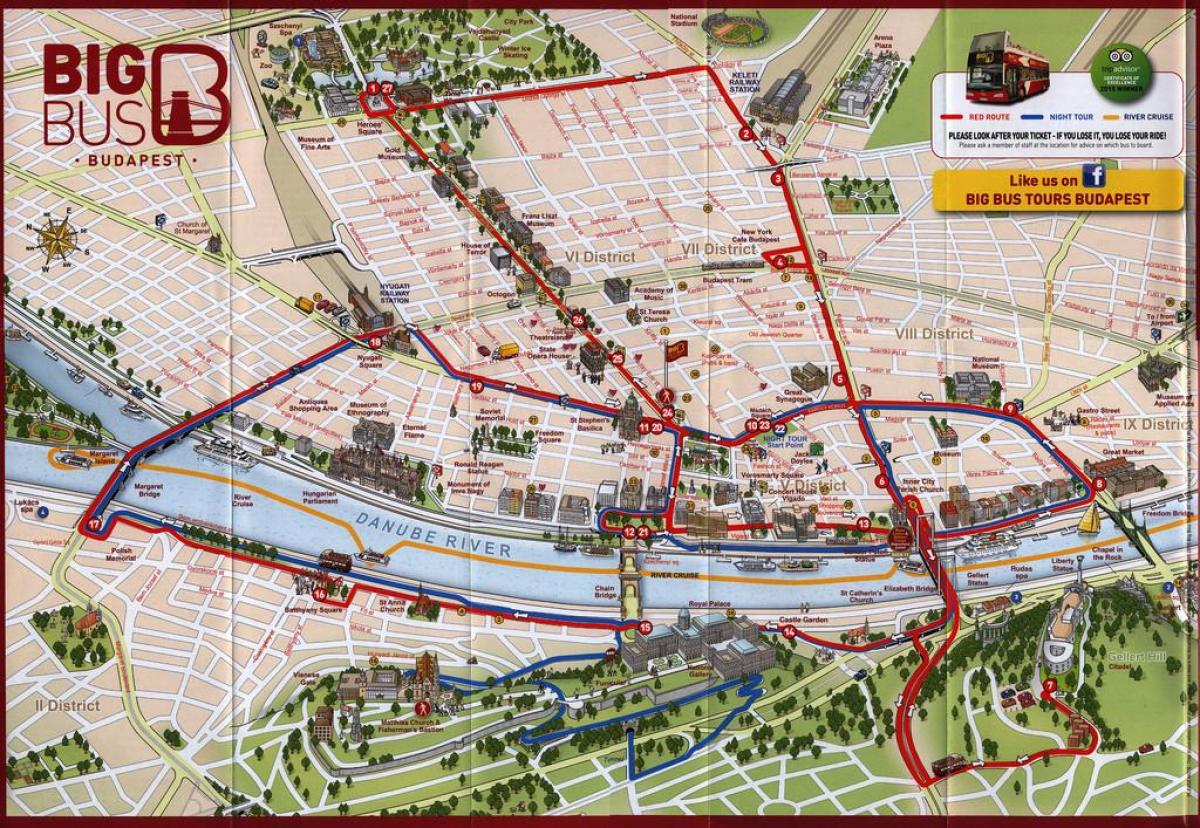 nagy buszos túrák budapest térkép