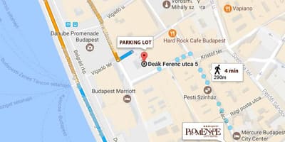 Térkép budapest, parkolás garázsban