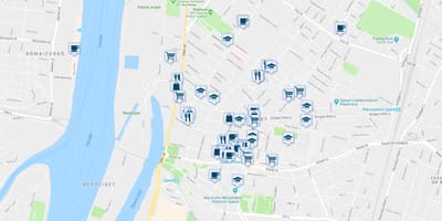 Budapest térkép étterem