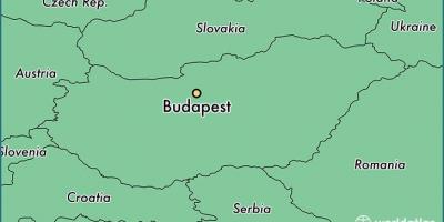 Budapest térkép, környező országok