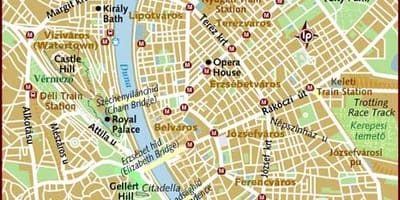 Város térkép budapest magyarország