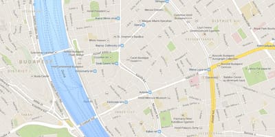 Budapest térkép design