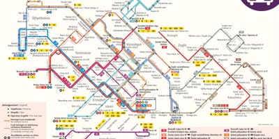 Térkép budapesti trolibusz